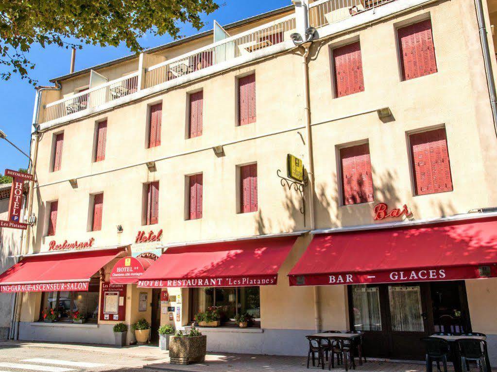 Hotel Et Appartements Les Platanes Thueyts Esterno foto